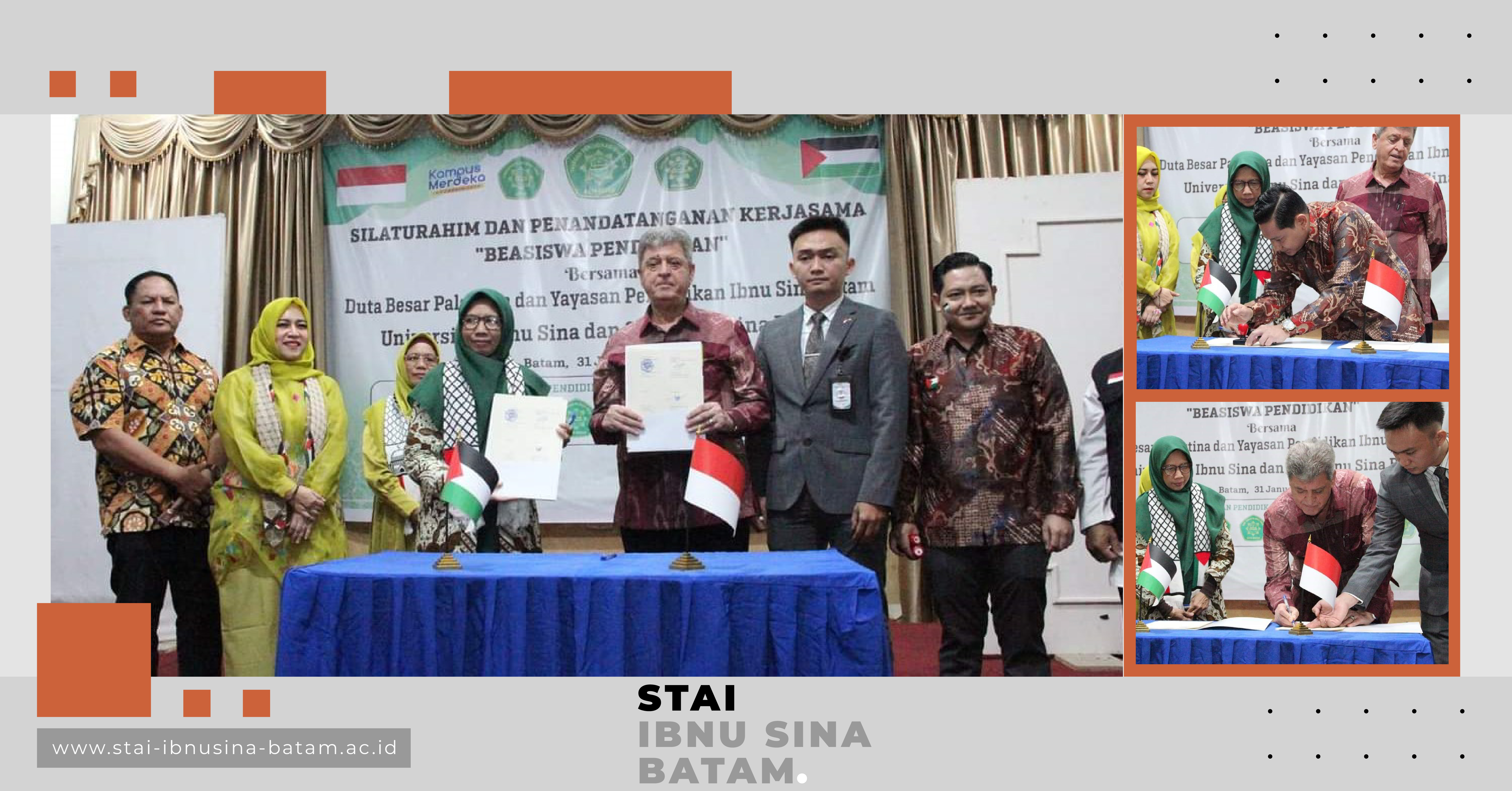 Duta Besar Palestina untuk Republik Indonesia Kunjungi Yayasan Ibnu Sina Batam
