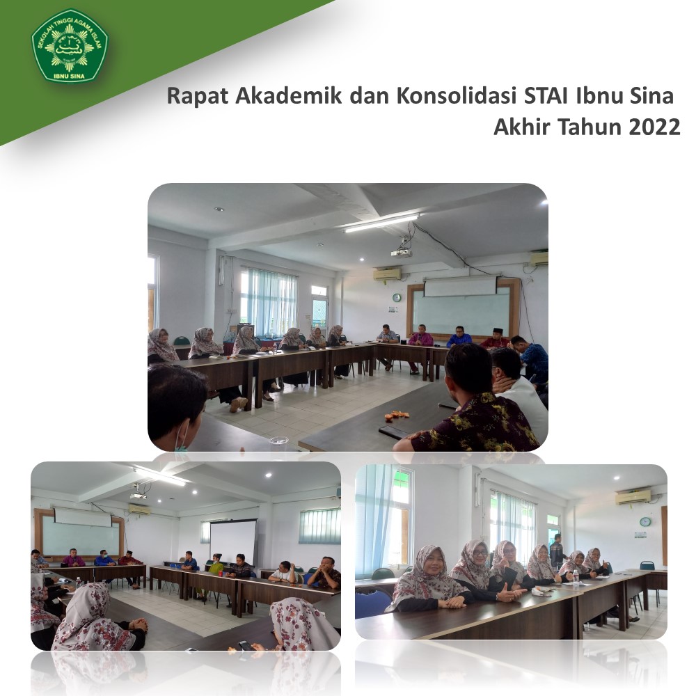 Rapat Akademik dan Konsolidasi STAI Ibnu Sina Akhir Tahun 2022